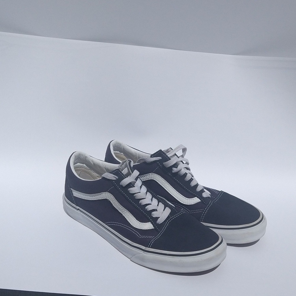 Navy Blue, lightly used vans, Look new